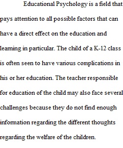 Educational Psychology_Final Paper